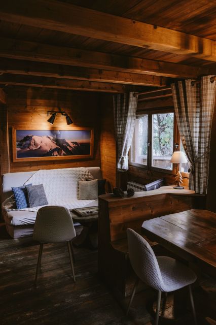 Salon chalet salle à manger
